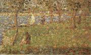 Georges Seurat The Grand Jatte of Sunday afternoon USA oil painting artist